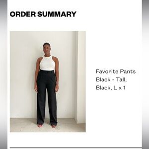 Djerf Avenue Favorite Pants Black